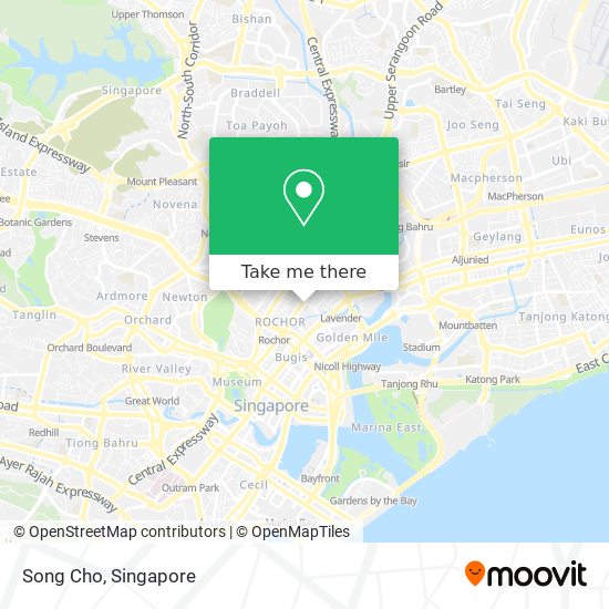 Song Cho map