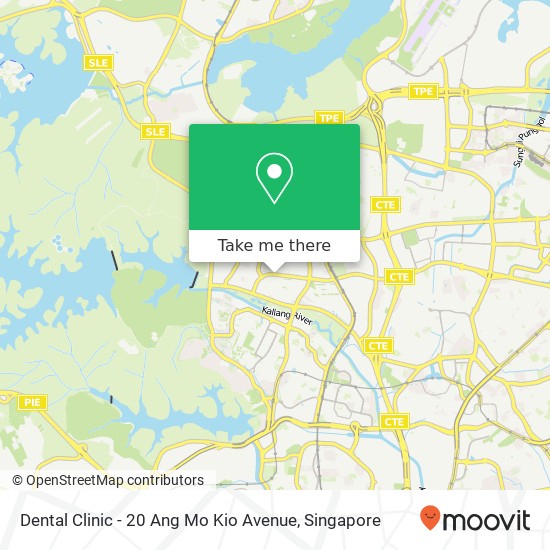 Dental Clinic - 20 Ang Mo Kio Avenue map