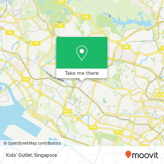 Kids' Outlet map