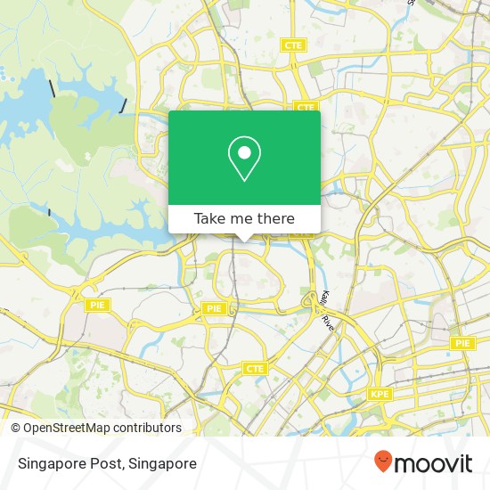 Singapore Post map