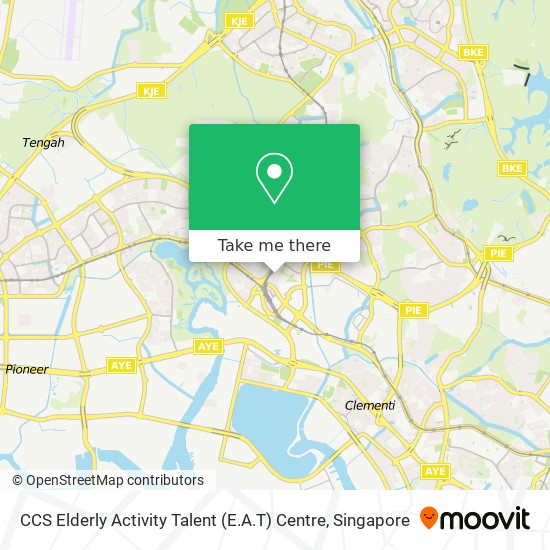 CCS Elderly Activity Talent (E.A.T) Centre map