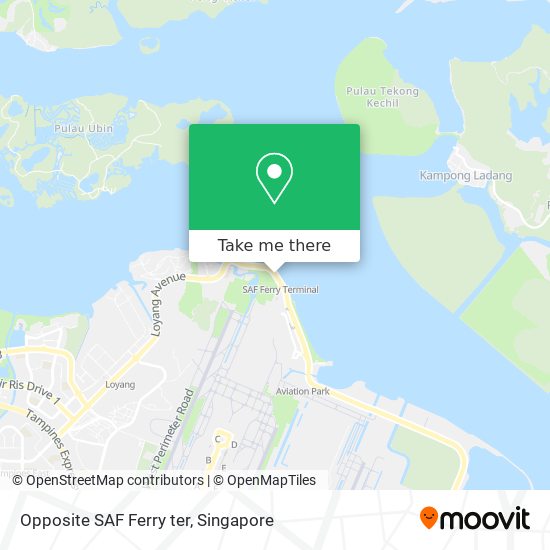 Opposite SAF Ferry ter map