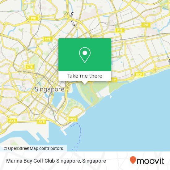 Marina Bay Golf Club Singapore地图