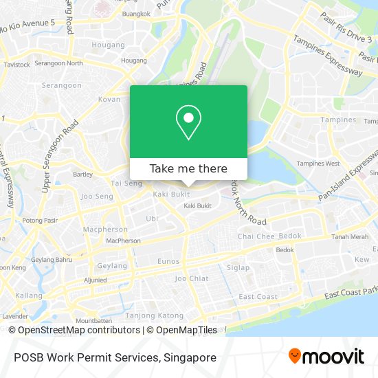 POSB Work Permit Services map