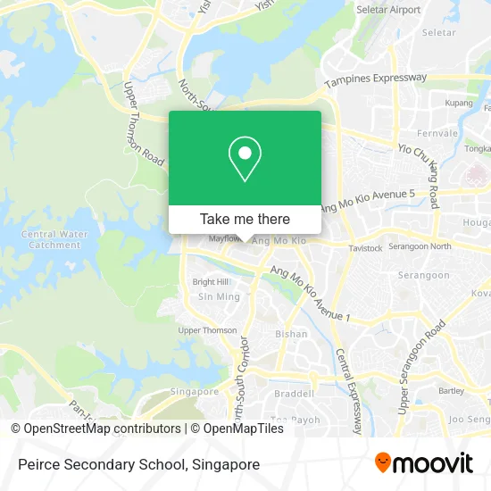 Peirce Secondary School地图