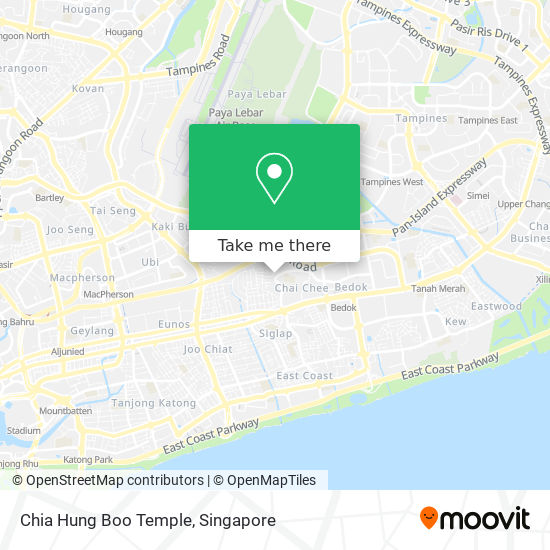 Chia Hung Boo Temple map