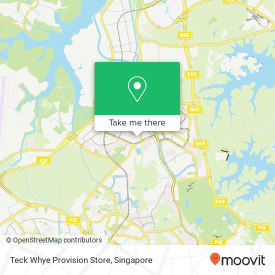 Teck Whye Provision Store map