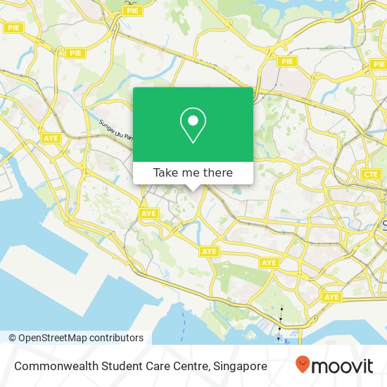 Commonwealth Student Care Centre map