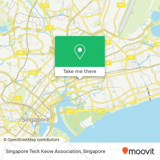 Singapore Teck Keow Association map