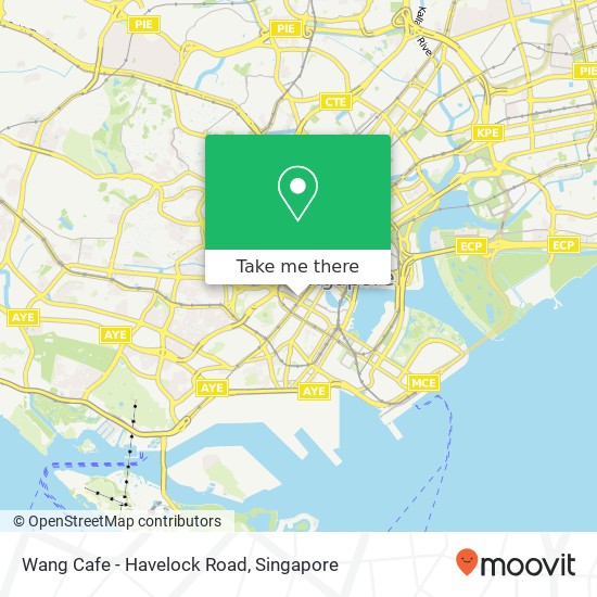 Wang Cafe - Havelock Road map