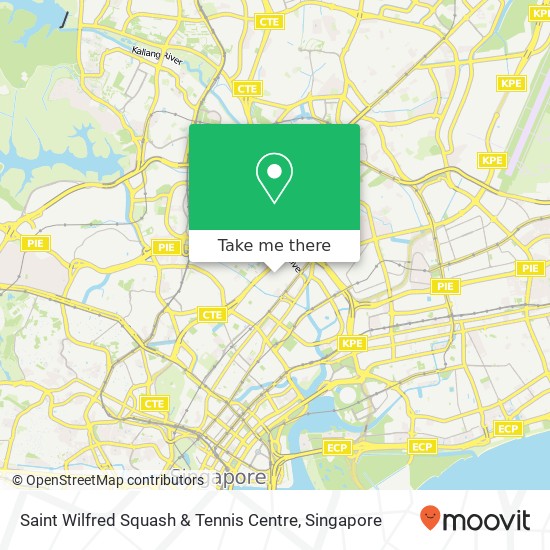 Saint Wilfred Squash & Tennis Centre map