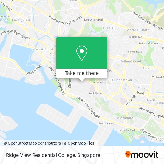 Ridge View Residential College map