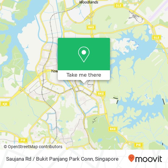 Saujana Rd / Bukit Panjang Park Conn map