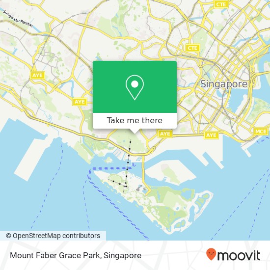 Mount Faber Grace Park map