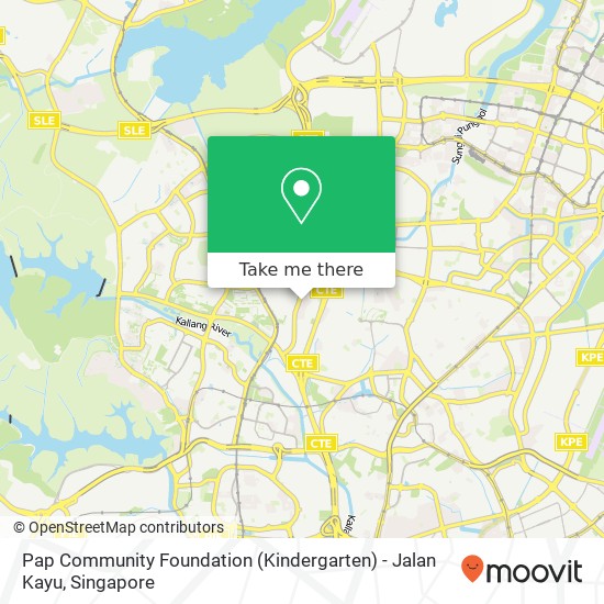 Pap Community Foundation (Kindergarten) - Jalan Kayu map