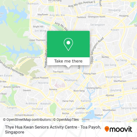 Thye Hua Kwan Seniors Activity Centre - Toa Payoh map