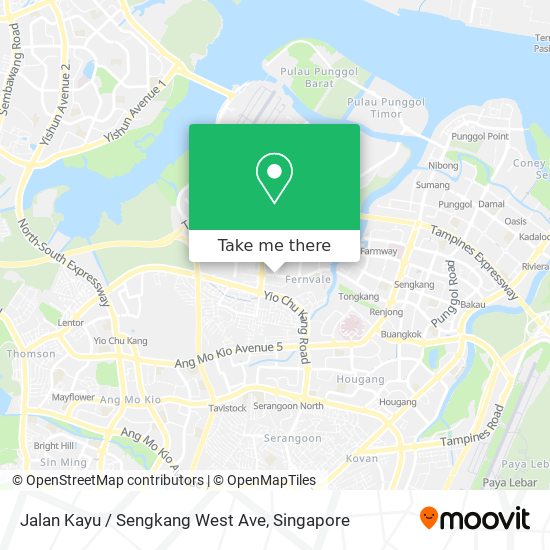 Jalan Kayu / Sengkang West Ave map