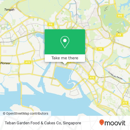 Teban Garden Food & Cakes Co map