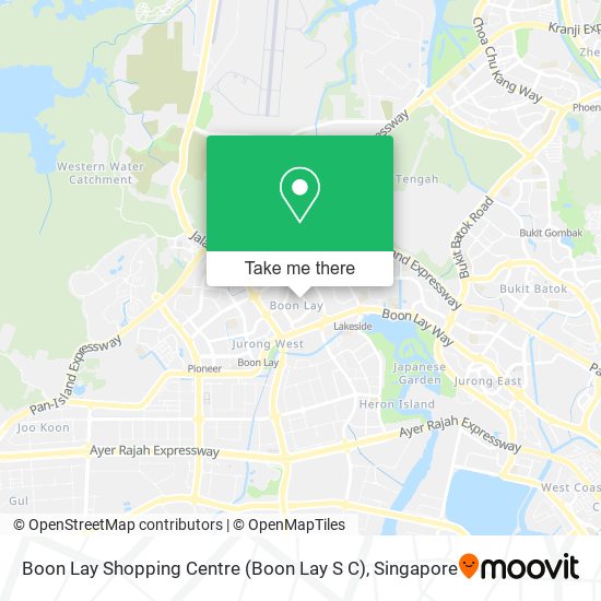 Boon Lay Shopping Centre (Boon Lay S C) map