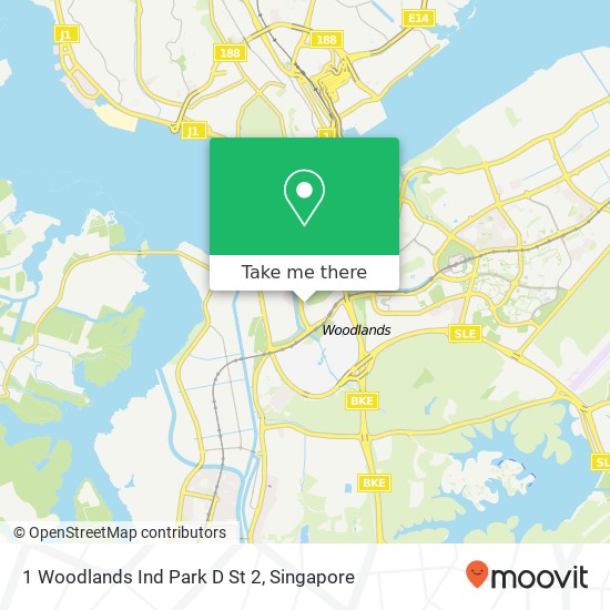 1 Woodlands Ind Park D St 2 map