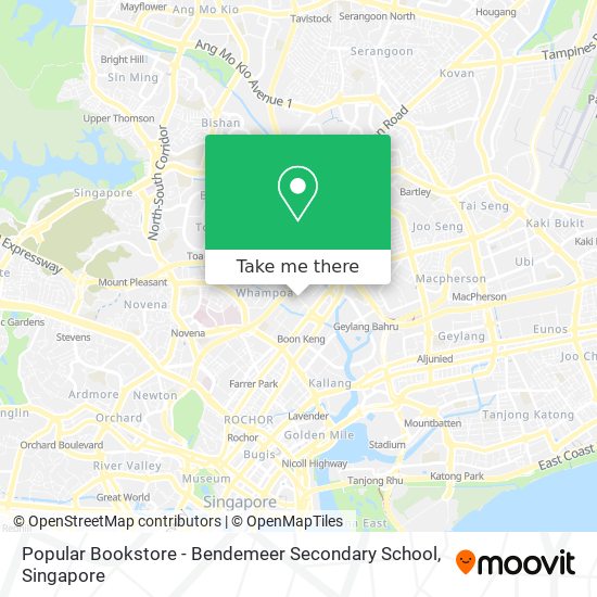 Popular Bookstore - Bendemeer Secondary School map