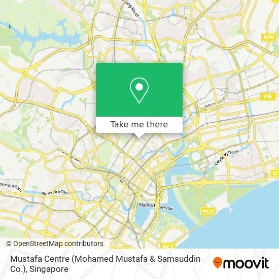 Mustafa Centre (Mohamed Mustafa & Samsuddin Co.)地图