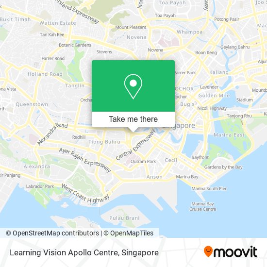 Learning Vision Apollo Centre map