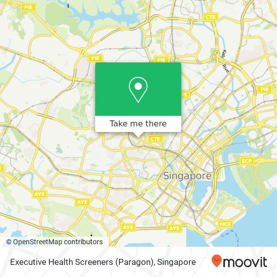 Executive Health Screeners (Paragon) map