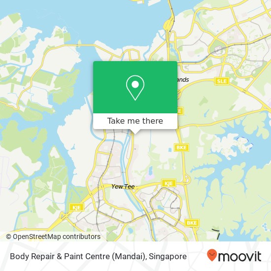 Body Repair & Paint Centre (Mandai) map