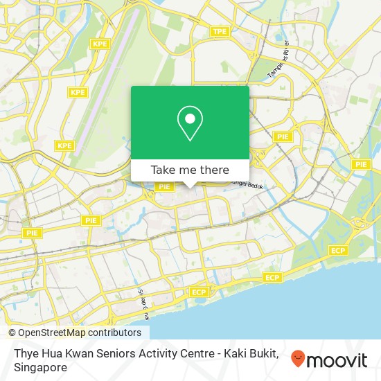 Thye Hua Kwan Seniors Activity Centre - Kaki Bukit map