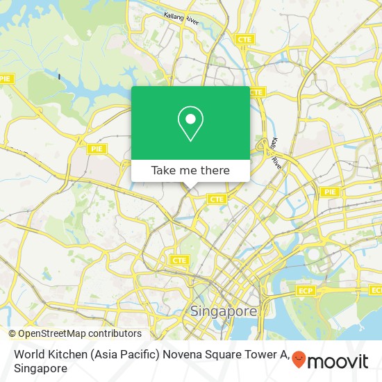 World Kitchen (Asia Pacific) Novena Square Tower A map
