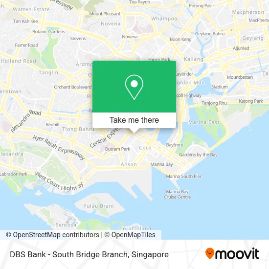 DBS Bank - South Bridge Branch map
