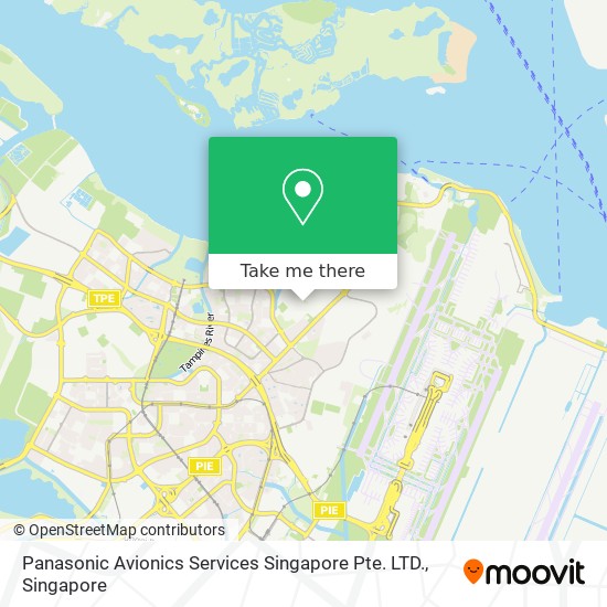 Panasonic Avionics Services Singapore Pte. LTD. map