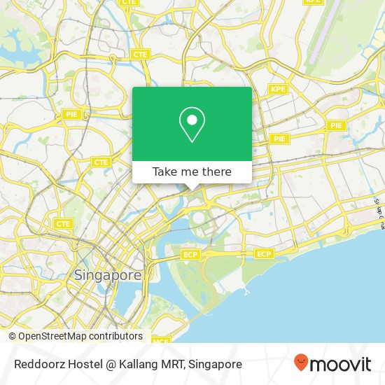 Reddoorz Hostel @ Kallang MRT地图