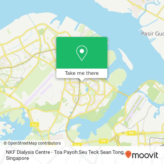 NKF Dialysis Centre - Toa Payoh Seu Teck Sean Tong map