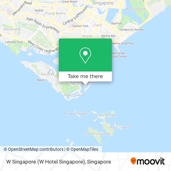 W Singapore (W Hotel Singapore) map