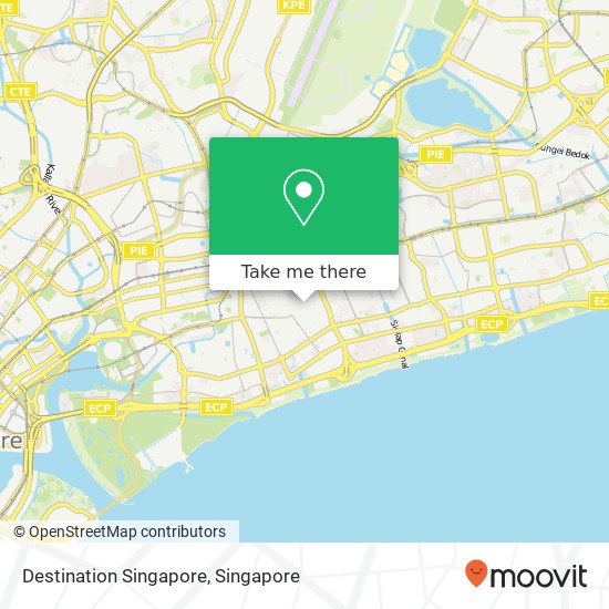 Destination Singapore map