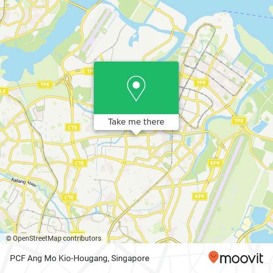 PCF Ang Mo Kio-Hougang map