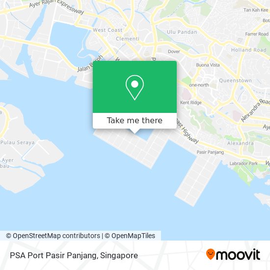 PSA Port Pasir Panjang map