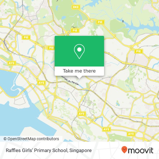 Raffles Girls' Primary School map