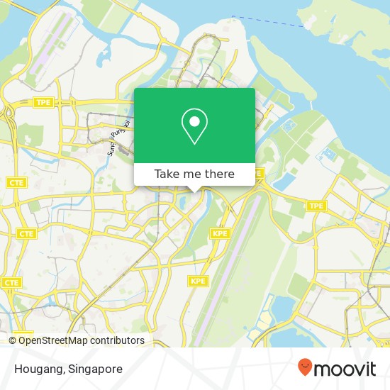 Hougang地图