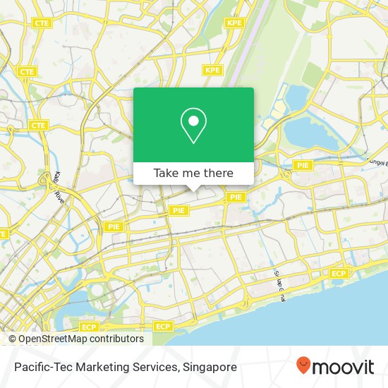 Pacific-Tec Marketing Services map