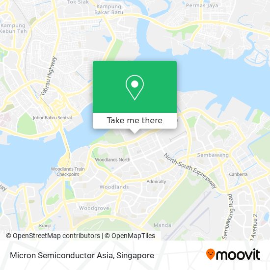 Micron Semiconductor Asia map