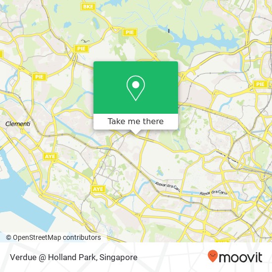 Verdue @ Holland Park map