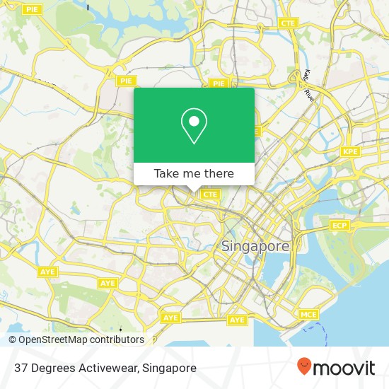 37 Degrees Activewear map