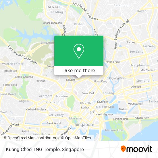 Kuang Chee TNG Temple map