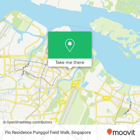 Flo Residence Punggol Field Walk map