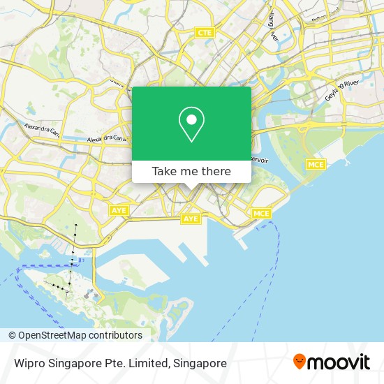 Wipro Singapore Pte. Limited map