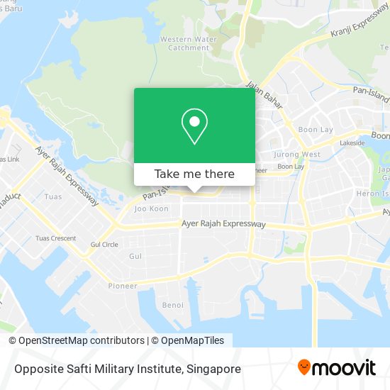 Opposite Safti Military Institute map