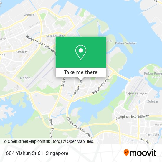 604 Yishun St 61 map